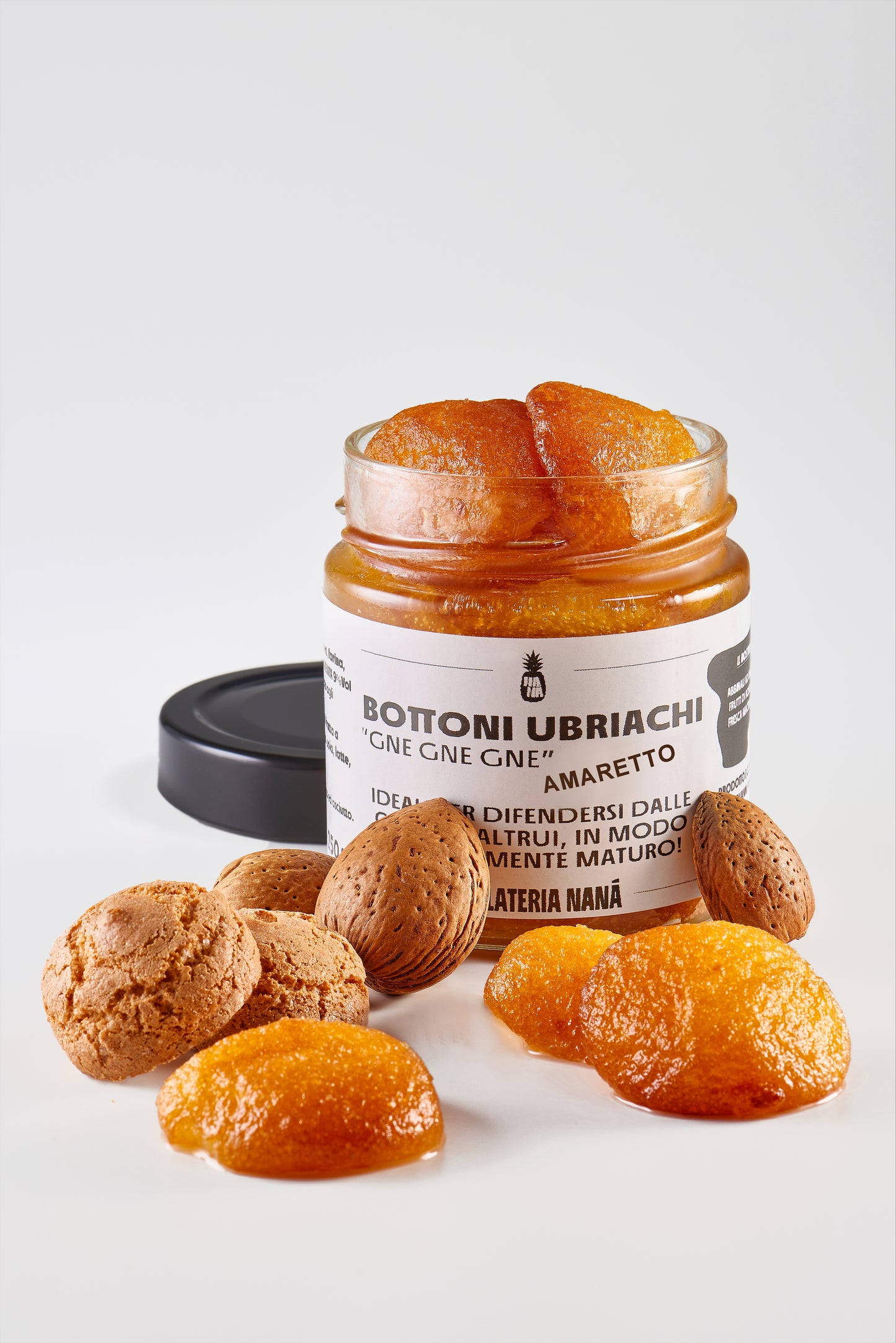 Bottoni Ubriachi "Gne gne gne" all'Amaretto
