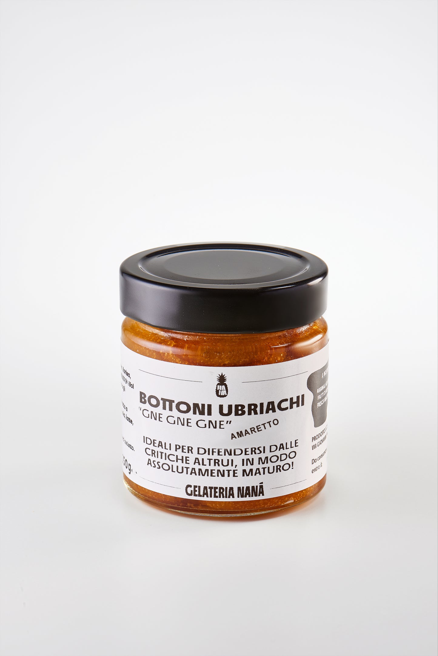 Bottoni Ubriachi "Gne gne gne" all'Amaretto